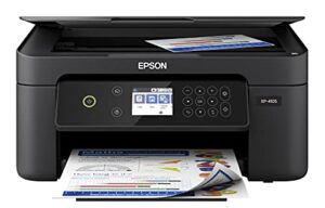 epson expression home xp-4105 wireless all-in-one color inkjet printer, black – print copy scan – 10.0 ppm, 5760 x 1440 dpi, 2.4″ lcd, auto 2-sided printing, voice activated, daodyang printer_cable