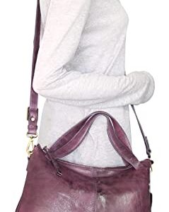 Flower Satchel (Cabernet)