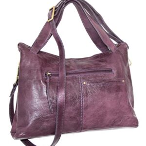 Flower Satchel (Cabernet)