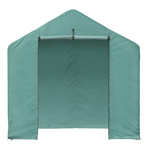 ShelterLogic 6' x 4' x 6' Water-Resistant Pop-Up Deck and Garden Storage Shed Kit