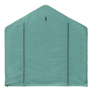 ShelterLogic 6' x 4' x 6' Water-Resistant Pop-Up Deck and Garden Storage Shed Kit