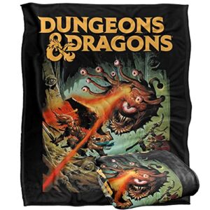dungeons and dragons beholder strike silky touch super soft throw blanket 50″ x 60″