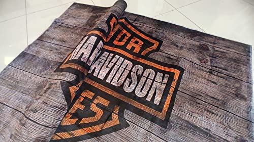 Harley Davidson Rug, American Legend, Moto Gp, Motorsport Rugs, Personalized Rug, Non-Slip Backing,Themed Rug, Rug for Living Room, hrly106.7(71”x110”)=180x280cm