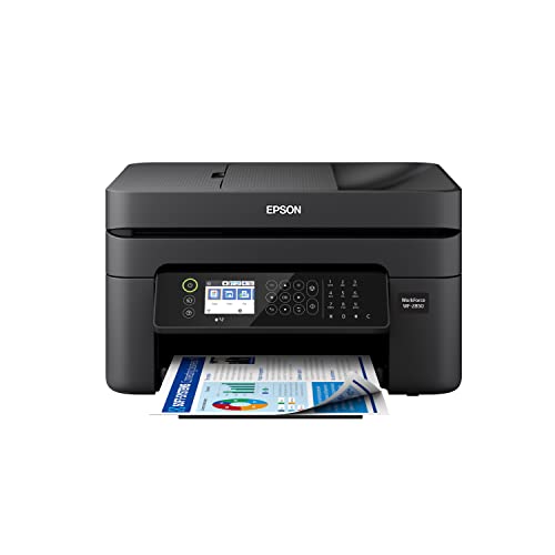 Epson Workforce WF-2930 Wireless All-in-One Printer with Scan, Copy, Fax, Auto Document Feeder, Automatic 2-Sided Printing and 1.4" Color Display