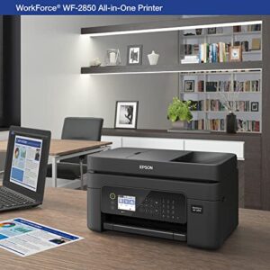 Epson Workforce WF-2930 Wireless All-in-One Printer with Scan, Copy, Fax, Auto Document Feeder, Automatic 2-Sided Printing and 1.4" Color Display
