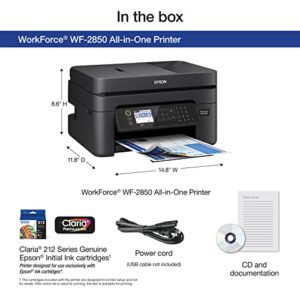 Epson Workforce WF-2930 Wireless All-in-One Printer with Scan, Copy, Fax, Auto Document Feeder, Automatic 2-Sided Printing and 1.4" Color Display