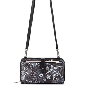 Sakroots womens Eco-twill Large Smartphone Crossbody Bag in Convertible Purse with Detachable Wristlet Strap Inclu, Midnight Seascape, One Size US