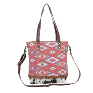 myra bag pink charm tote bag s-4718