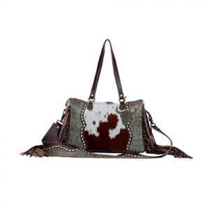 myra bag dangle wangle leather & hairon bag s-3344