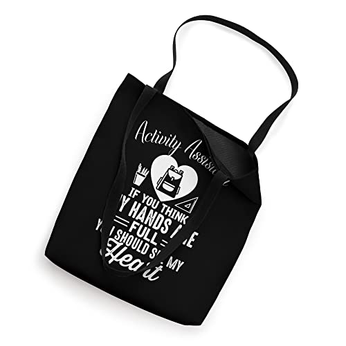 Activity Assistant Tshirt Activity Assistant Activities Job Tote Bag