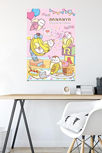 Trends International Bananya - Party Wall Poster, 22.375" x 34", Unframed Version