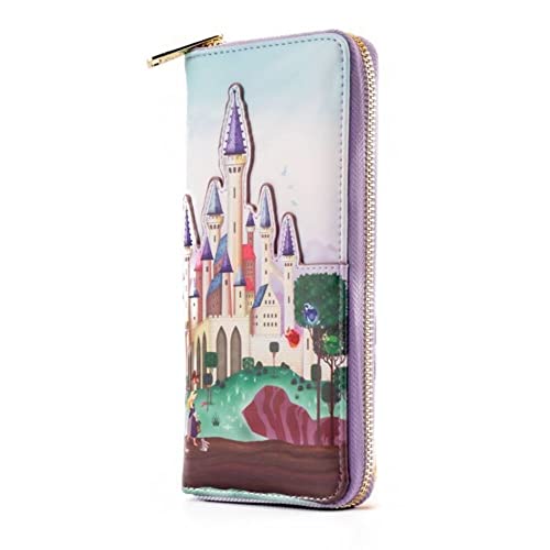 Loungefly Disney Princess Castle Series Sleeping Beauty Zip-Around Wallet Princess Castle Series Sleeping Beauty One Size