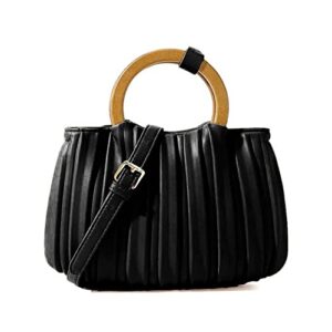 cloud pouch bag gabbi ruched hobo handbag vintage chic fashion clutch purse for women dumpling shoulder bag