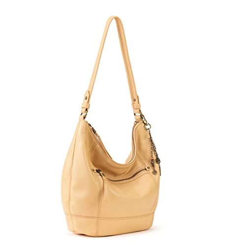 The Sak womens Leather, & Silhouette, Sequoia Hobo Bag in Leather Soft Slouchy Silhouette Timeless Elevated Design, Buttercup Ii, One Size US