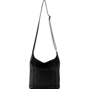 The Sak womens De Young Leather Crossbody Bag, Black Ii, One Size US