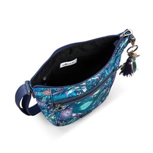 Sakroots Sequoia Eco-Twill Small Hobo, Royal Blue Seascape