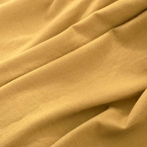 Berkshire Merino Wool Throw | All-Season Merino Wool Throw | Ochre | Throw (50" x 70")