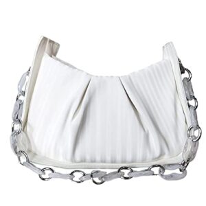 jrndniuo small cloud bag for women dumpling crossbody purse trendy ruched handbag fashion shoulder purses