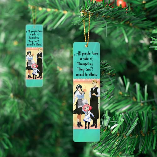 Bookmarks Metal Ruler Spy Measure Family Tassels Collage Bookworm Quote Bookography Reading for Book Bibliophile Gift Reading Christmas Ornament Markers Bookmark