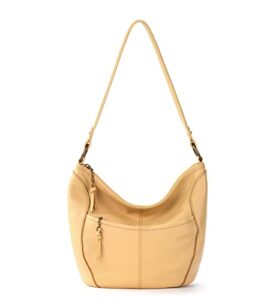the sak womens iris large hobo bag in leather, buttercup ii, one size us