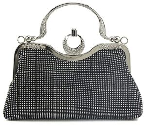 women’s evening clutch purse retro crystal tote bag wedding party glitter purse evening handbags
