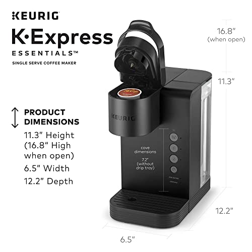 Keurig K-Express Essentials Single Serve K-Cup Pod Coffee Maker, Black