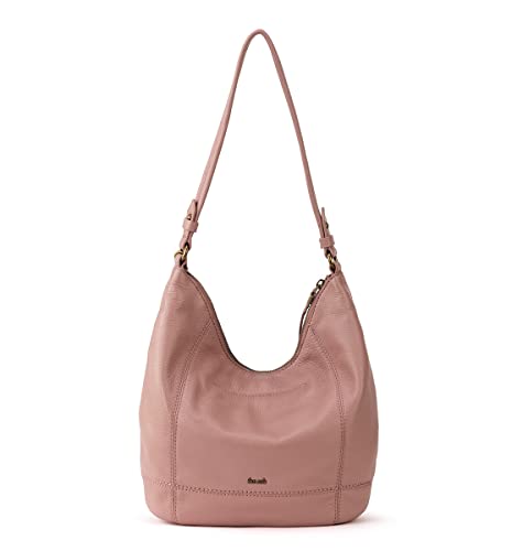 The Sak womens Silhouette, Sequoia Hobo Bag in Leather Soft Slouchy Silhouette Timeless Elevated Design, Vintage Coral, One Size US