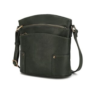 mkf collection crossbody bag for women, designer crossover lady shoulderbag messenger