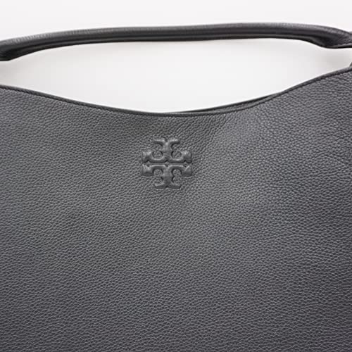 Tory Burch 86003 Black With Gold Hardware Thea Bucket Hobo Women's Large Leather Bag