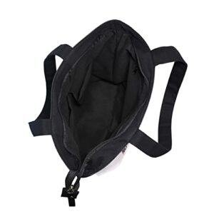 Vnurnrn Canvas Tote Bag with Zipper Light Large Capacity,Paris Eiffel Tower Handbag Shopping Shoulder Bag for Outdoors