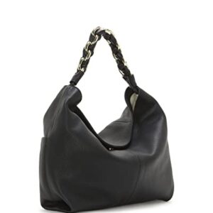 Vince Camuto womens Lyona Hobo Bag, Black, One Size US