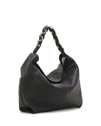 Vince Camuto womens Lyona Hobo Bag, Black, One Size US