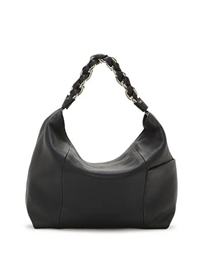 Vince Camuto womens Lyona Hobo Bag, Black, One Size US