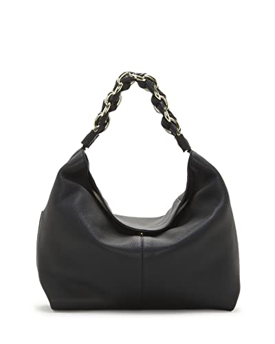 Vince Camuto womens Lyona Hobo Bag, Black, One Size US