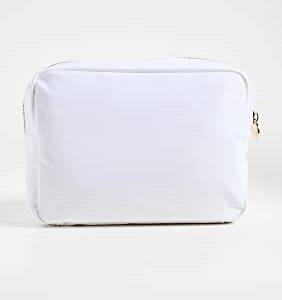 Stoney Clover Lane Women's Mrs Large Pouch, Blanc, White, Graphic, Metallic, One Size