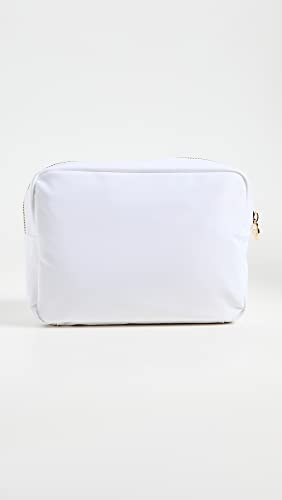 Stoney Clover Lane Women's Mrs Large Pouch, Blanc, White, Graphic, Metallic, One Size