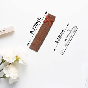 Enjoy The Next Chapter Bookmark for Book Lover Gifts, Retirement Bookmarks Gifts for Women 2022 Graduation, Coworker Leaving New Job, Christmas Birthday Wedding Gifts for Women Men Boss Lady