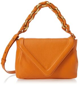 vince camuto womens lyona crossbody, rusty orange, one size us