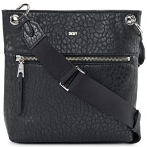 DKNY Gregorio TZ Crossbody, Black/Silver