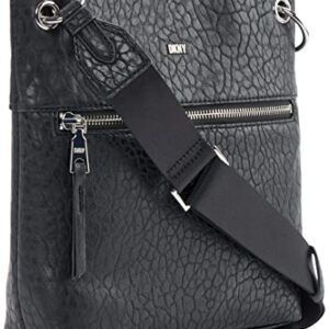 DKNY Gregorio TZ Crossbody, Black/Silver