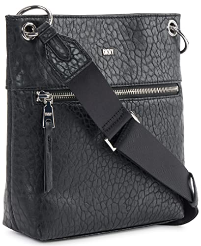 DKNY Gregorio TZ Crossbody, Black/Silver