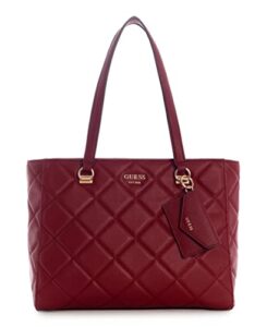 guess fantine tote, merlot