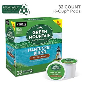 Green Mountain Coffee Nantucket Blend Keurig Single-Serve K-Cup Pods, Medium Roast Coffee, 32 Count