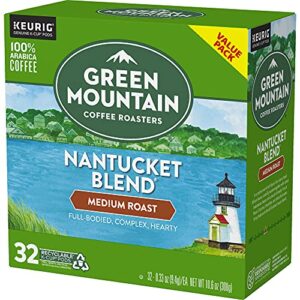 Green Mountain Coffee Nantucket Blend Keurig Single-Serve K-Cup Pods, Medium Roast Coffee, 32 Count