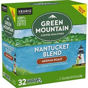 Green Mountain Coffee Nantucket Blend Keurig Single-Serve K-Cup Pods, Medium Roast Coffee, 32 Count