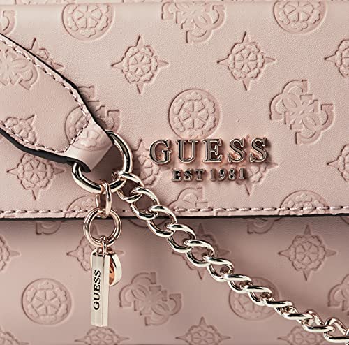 GUESS Sirrah Double Zip Crossbody, Buff Logo