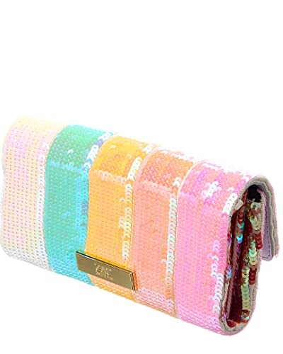 ZAC Zac Posen Soft Earthette Wallet-Rainbow Sequin Open Miscellaneous One Size