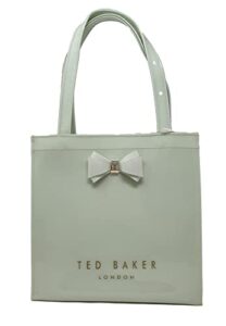 ted baker aracon plain bow small icon bag (pl green)