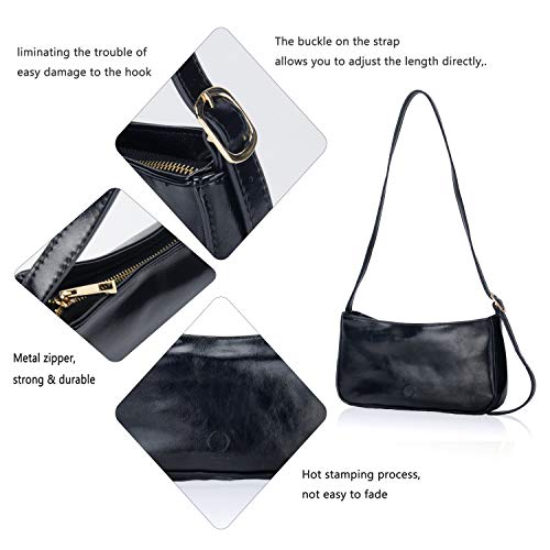 PLANET DECOR Retro Classic Clutch Shoulder Bags for Women Clutch Purses for women 90s Purse Style