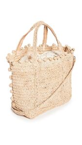 vanessa bruno women’s petit cabas bag, naturel, tan, one size